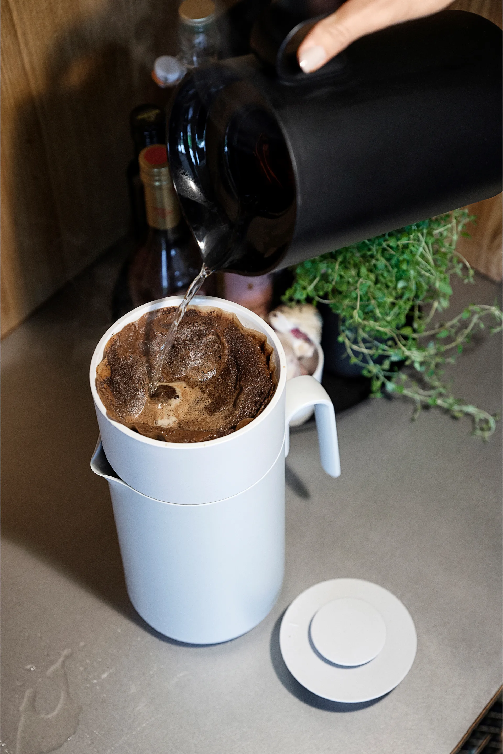 Filtre à café Singles pour carafe isotherme, Gris chaud Zone Denmark