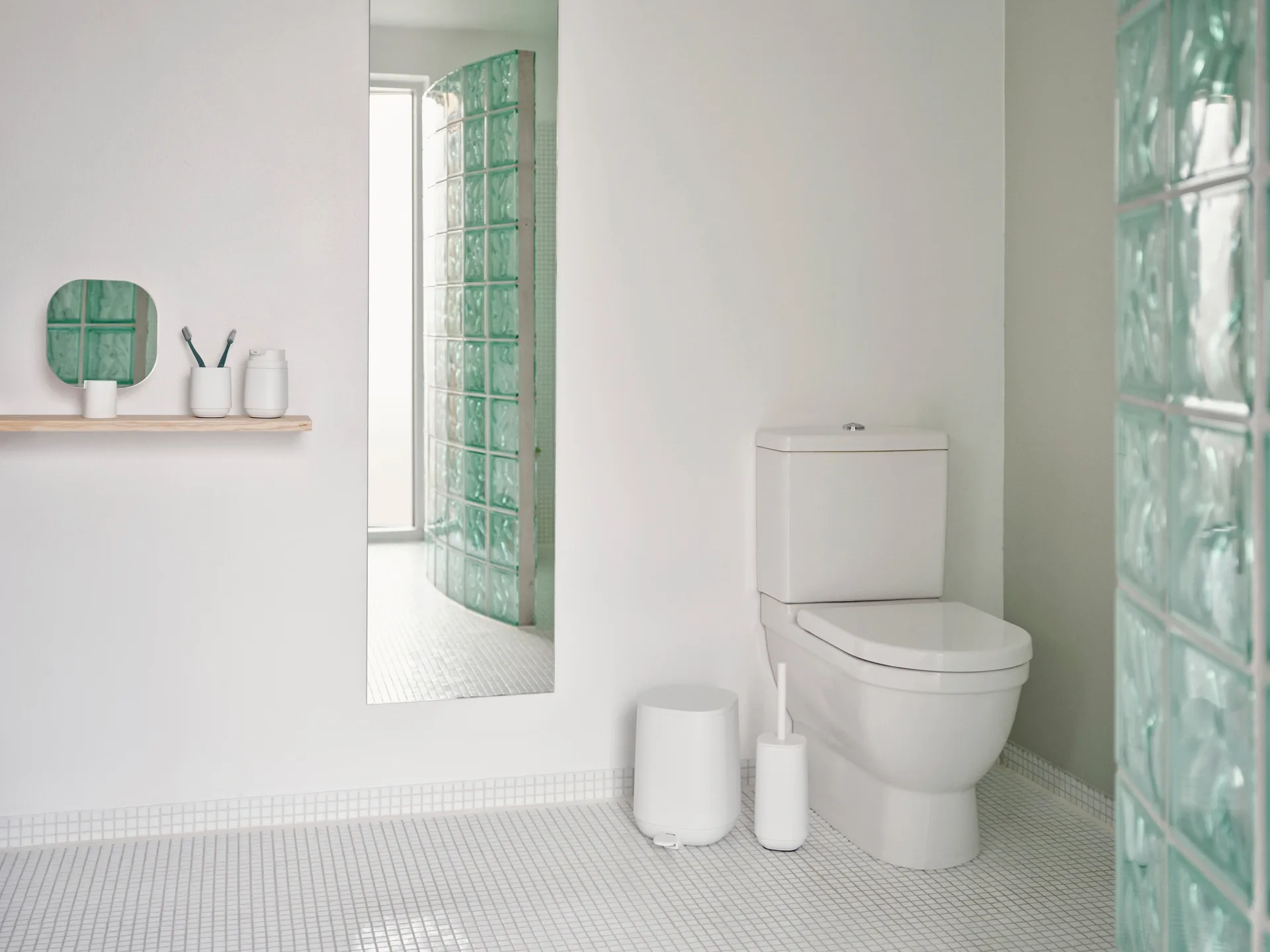 Gobelet pour brosse à dents Time 9,8 cm, White Zone Denmark