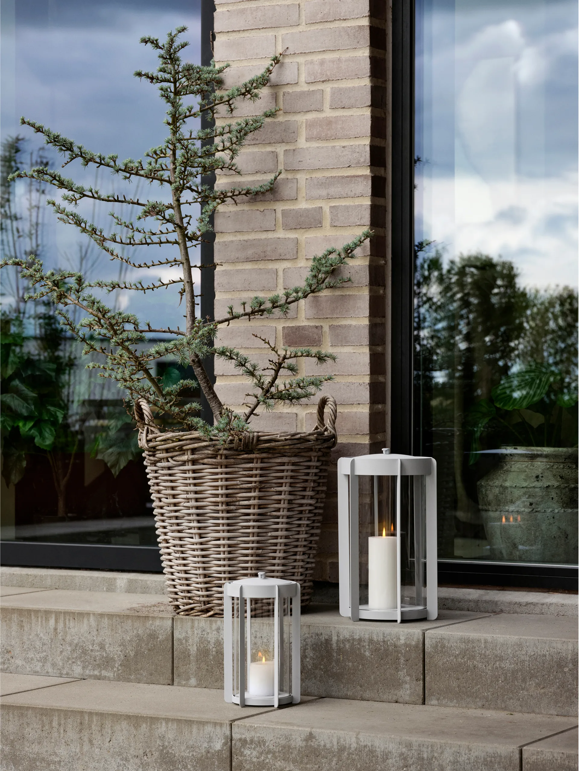 Lanterne Firefly 25 cm, Soft Grey Zone Denmark