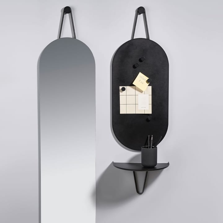 Miroir A-Wall Mirror - black, large
 - Zone Denmark