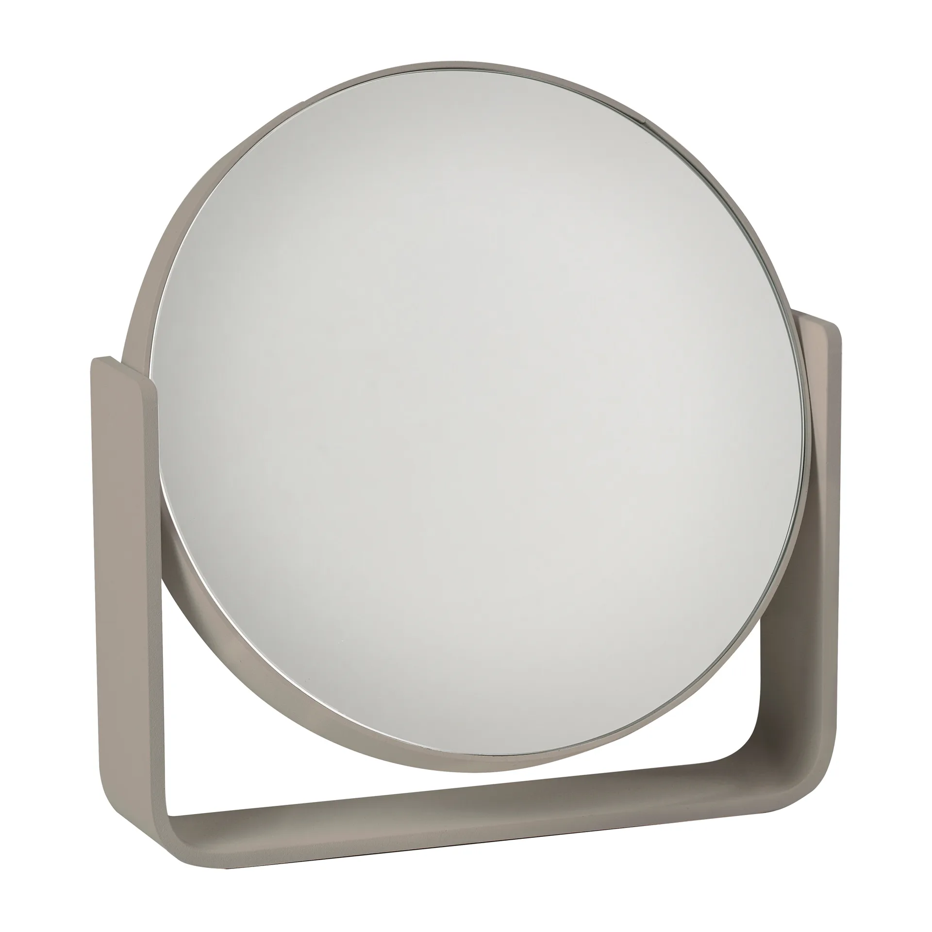 Miroir de table Ume à grossissement 5x 19x19,5 cm, Taupe Zone Denmark