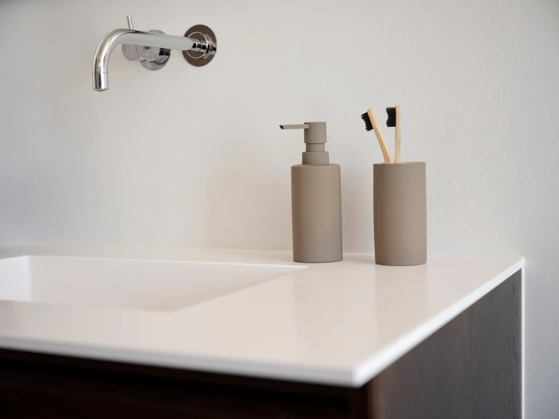 Mug à brosse à dents Solo, Taupe Zone Denmark