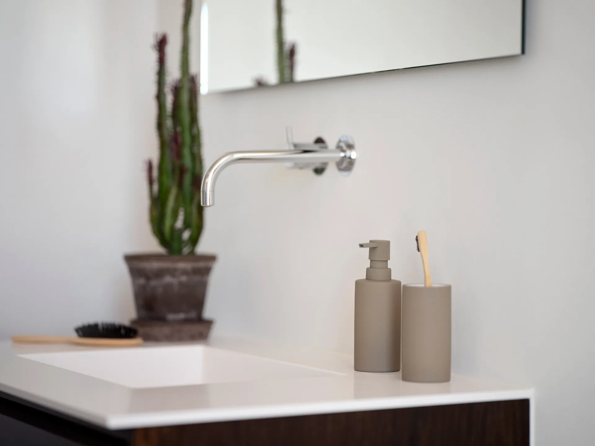 Mug à brosse à dents Solo, Taupe Zone Denmark