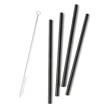 Pailles Rocks 21,5 cm Lot de 4 - Black - Zone Denmark