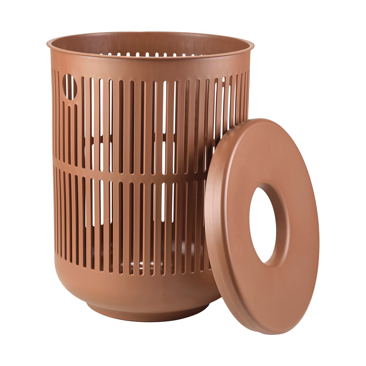 Zone Denmark Panier à linge Ume Terracotta | Design Scandinave | Paniers à linge | Rouge