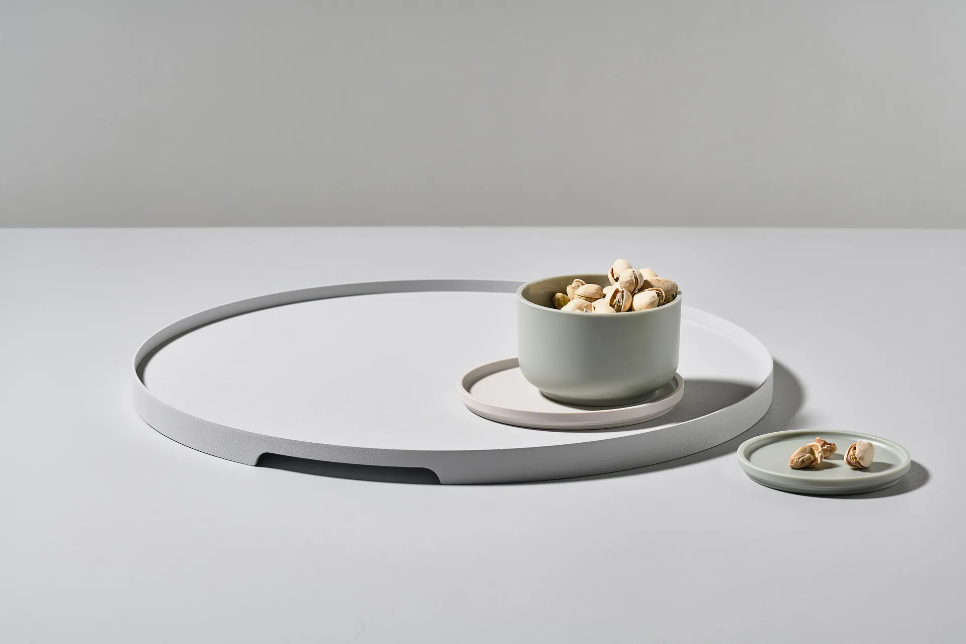 Plateau Singles Ø35 cm, Warm Grey Zone Denmark