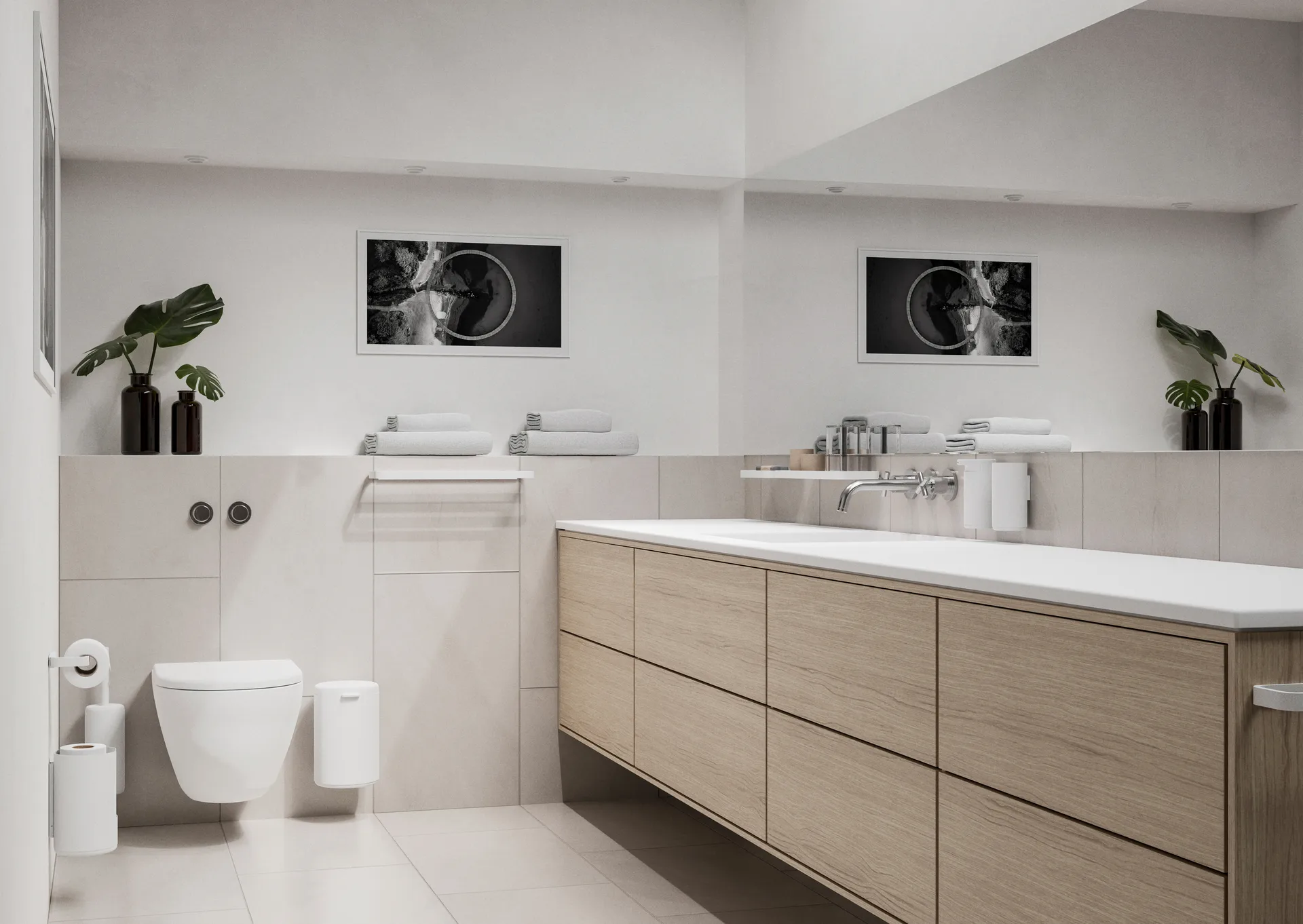 Porte-brosse à dents mural RIM 13,6 cm, White Zone Denmark