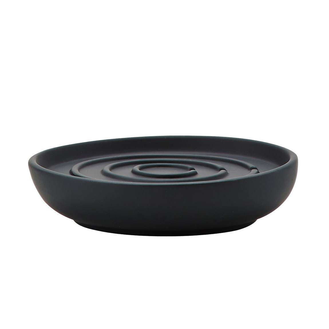Zone Denmark Porte-savon Nova noir | Design Scandinave | Pompes à savon & porte savons | Noir