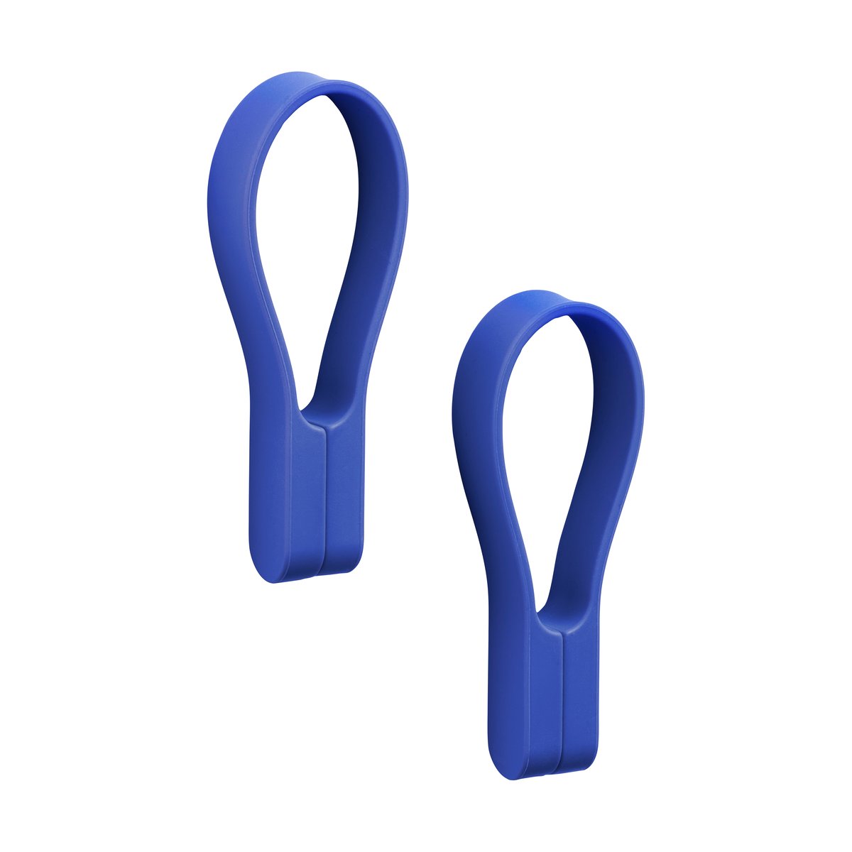 zone denmark porte-serviette magnétique loop, lot de 2 indigo blue