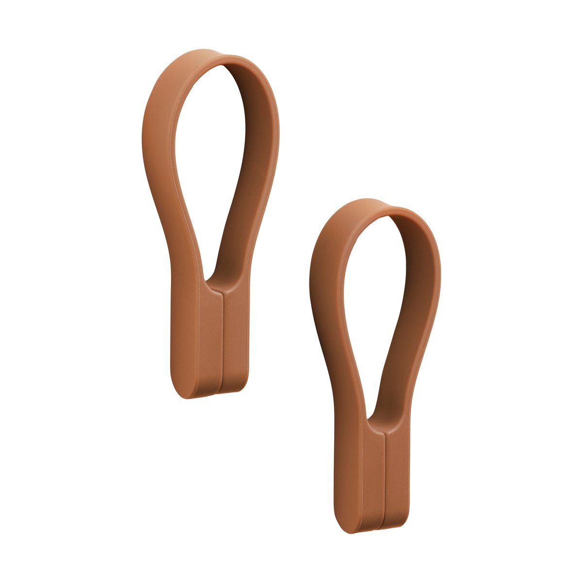 Zone Denmark Porte-serviette magnétique Loop, lot de 2 Terracotta