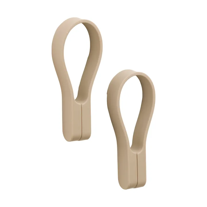 Porte-serviettes magnétique Loop, Lot de 2 - Camel - Zone Denmark
