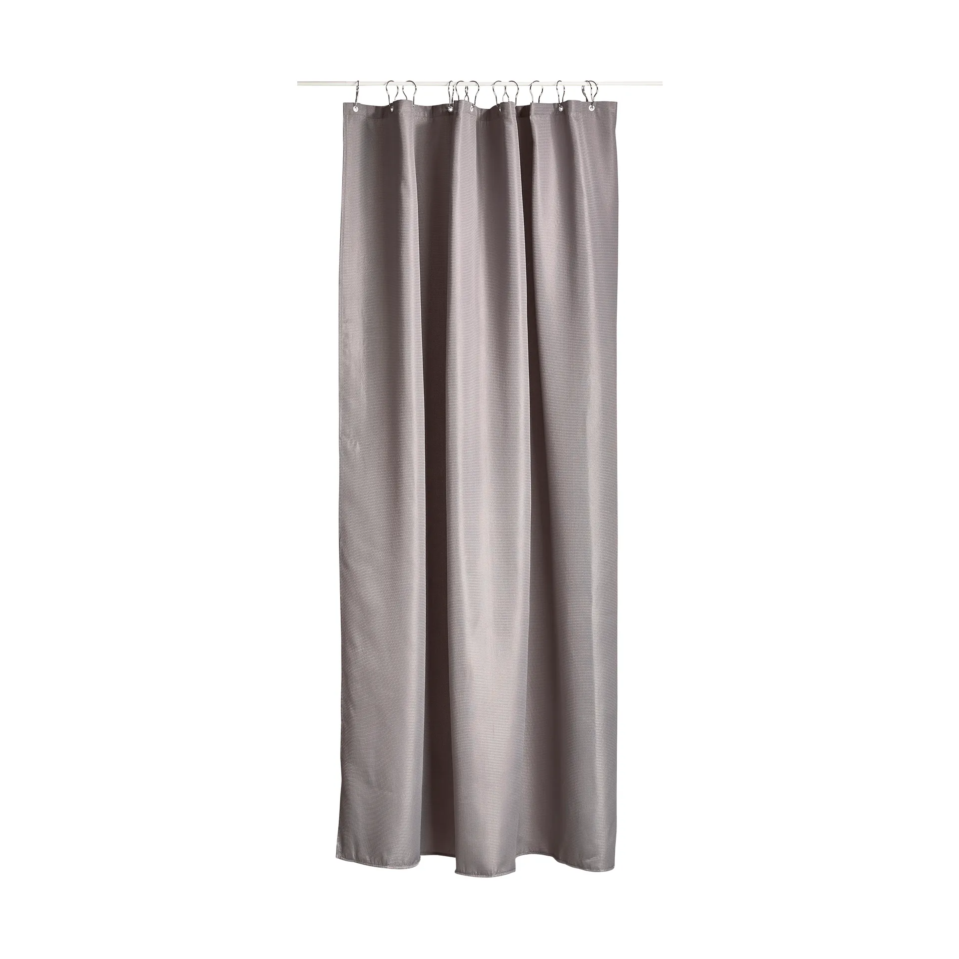 Zone Denmark Rideau de douche Lux Grey, 180x220 cm | Design Scandinave | Rideaux de douche | Gris