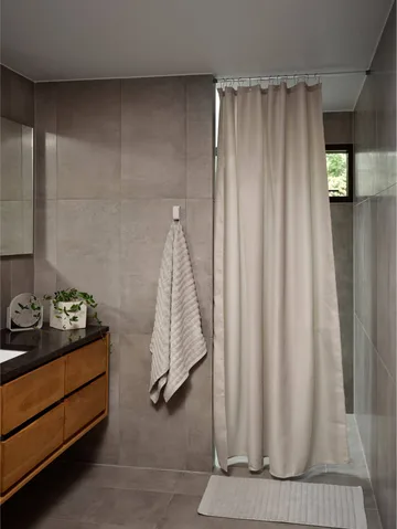 Rideau de douche Lux - Soft grey, 180x220 cm - Zone Denmark