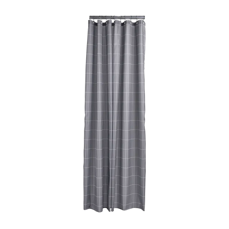 Rideau de douche Zone Denmark 180x200 cm, Slate grey tiles Zone Denmark