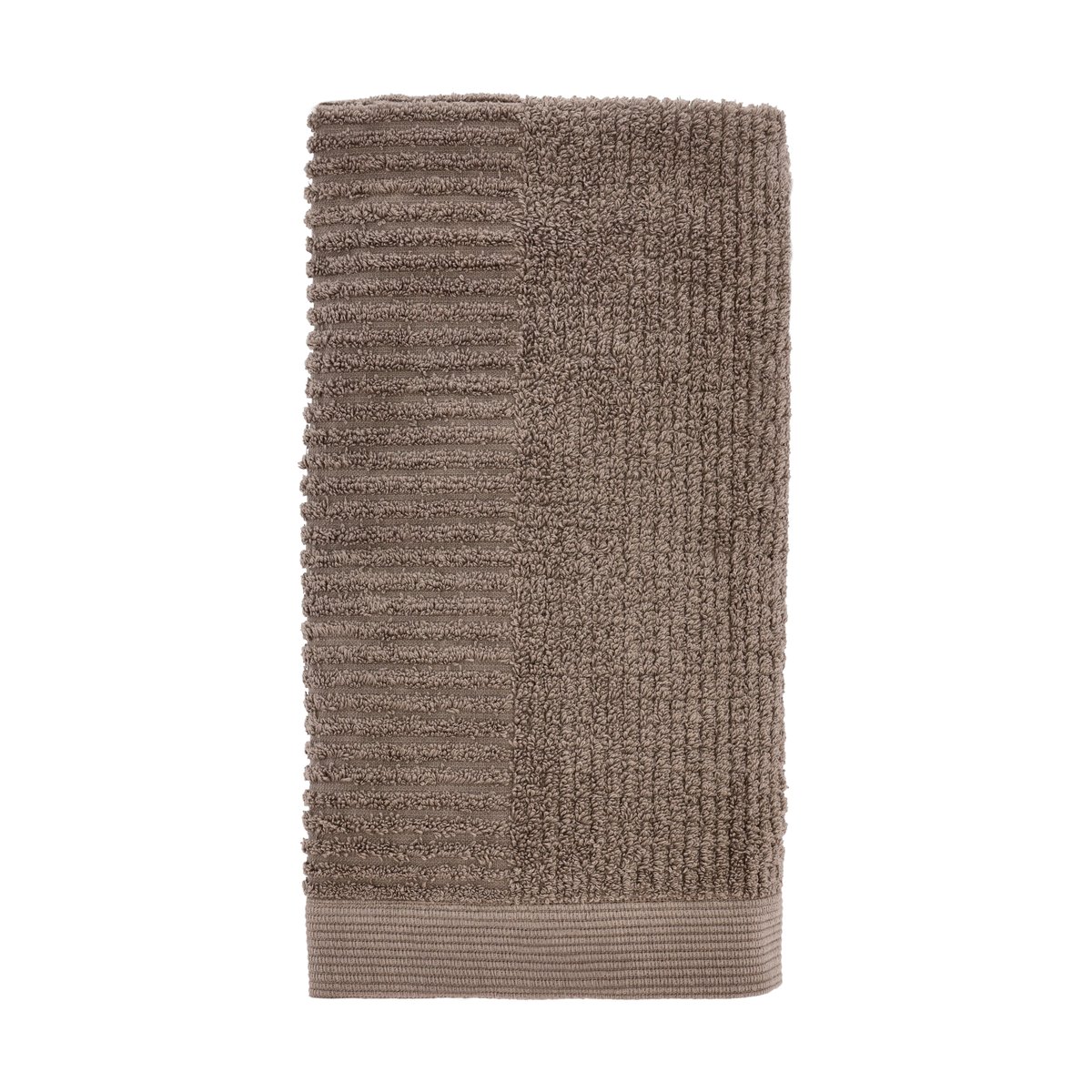 Zone Denmark Serviette Classic 50x100 cm Taupe | Design Scandinave | Serviettes de toilette | Marron