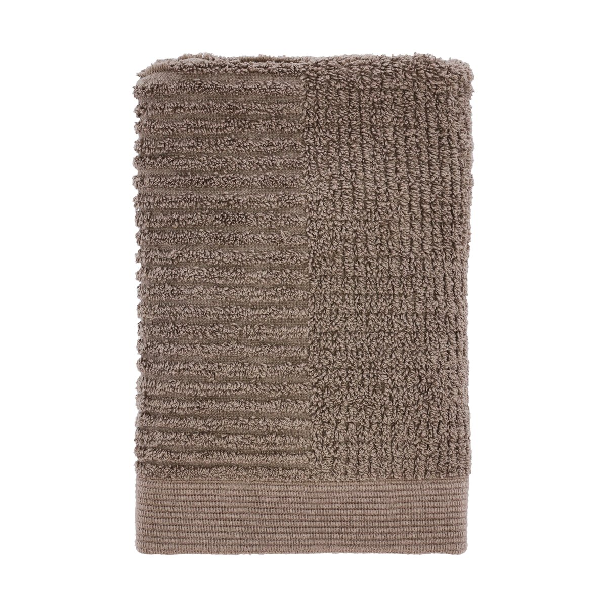 Zone Denmark Serviette Classic 50x70 cm Taupe | Design Scandinave | Serviettes de toilette | Marron