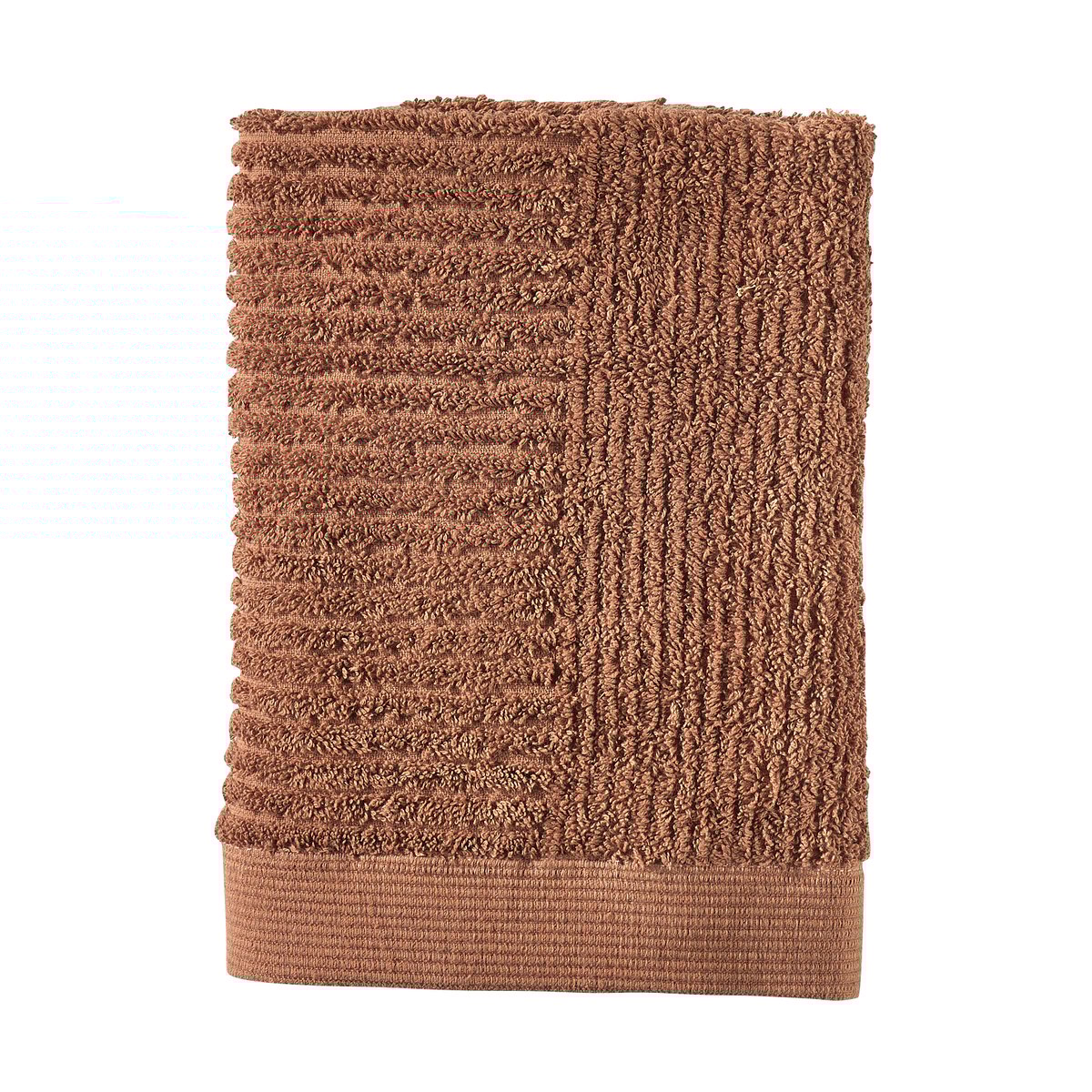 Zone Denmark Serviette Classic 50x70 cm Terracotta | Design Scandinave | Serviettes de toilette | Rouge