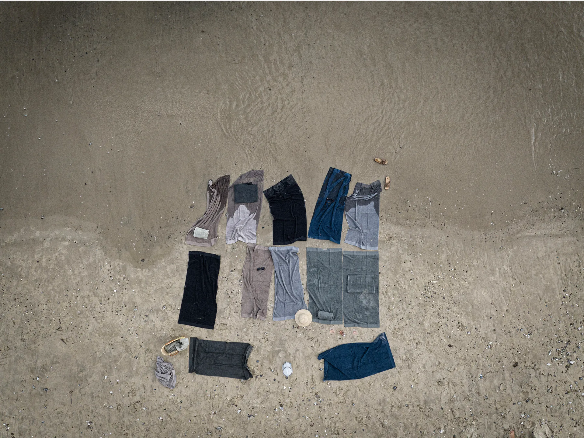 Serviette de bain Classic 70x140 cm, Vert olive Zone Denmark