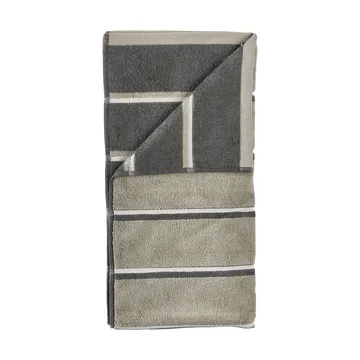 Serviette de sauna - Eucalyptus-olive green-soft grey, 70x140 cm - Zone Denmark