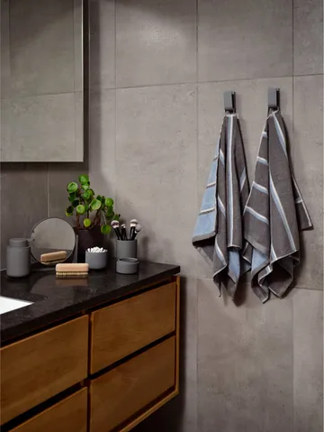 Serviette de sauna - Grey-blue fog-soft grey, 50x100 cm - Zone Denmark
