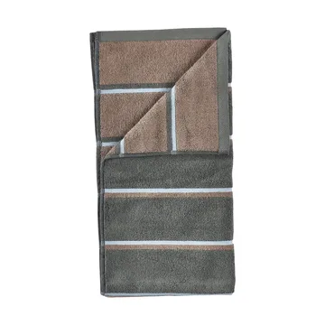 Serviette de sauna - Olive green-taupe-blue fog, 50x100 cm - Zone Denmark