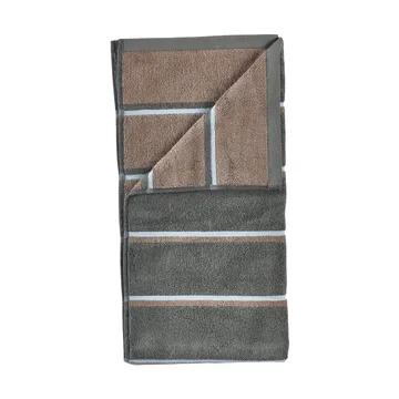 Serviette de sauna - Olive green-taupe-blue fog, 70x140 cm - Zone Denmark