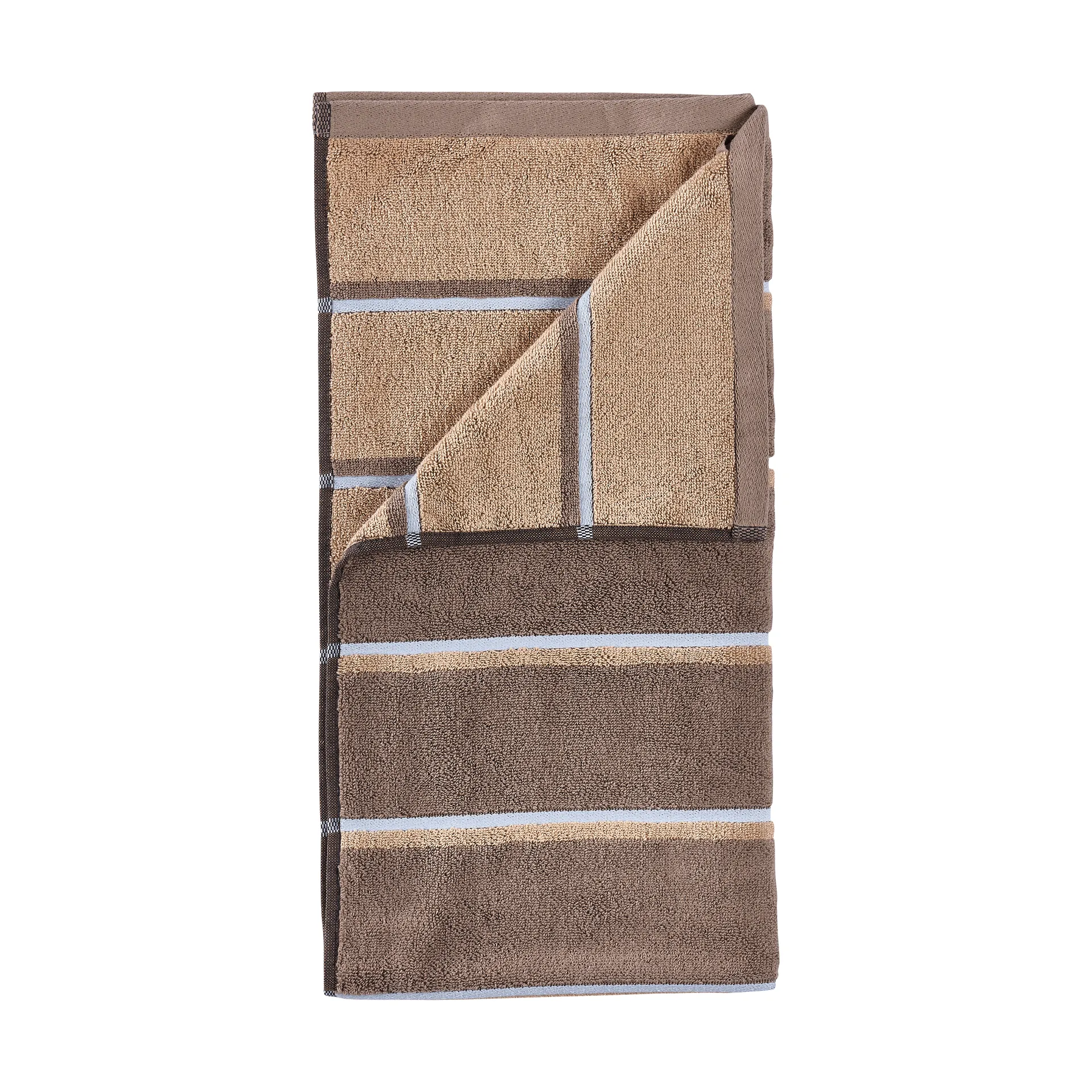 Serviette de sauna, Taupe-camel-sky blue, 50x100 cm Zone Denmark