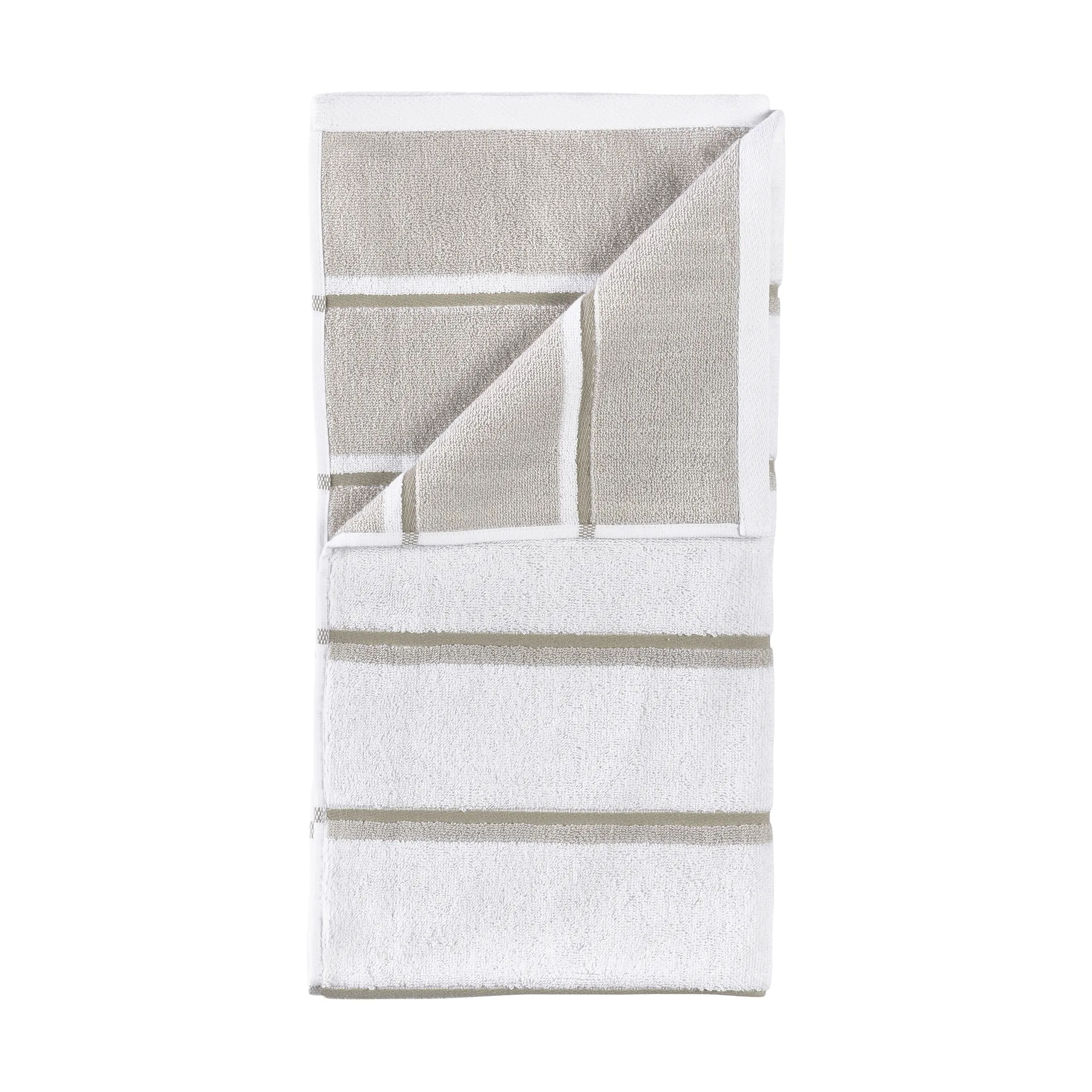 Serviette de sauna, White-soft grey-eucalyptus, 50x100 cm Zone Denmark