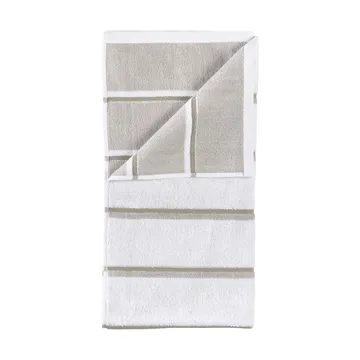 Serviette de sauna - White-soft grey-eucalyptus, 50x100 cm - Zone Denmark
