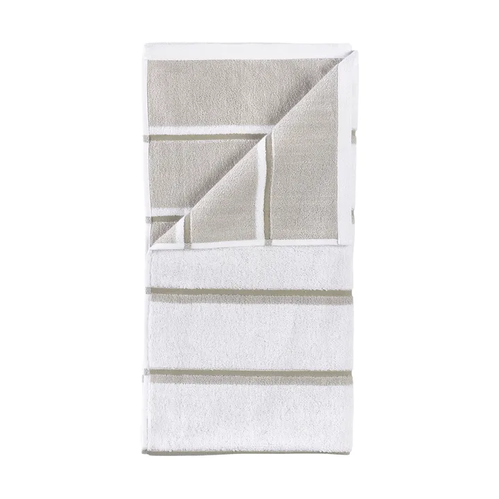 Serviette de sauna - White-soft grey-eucalyptus, 70x140 cm - Zone Denmark