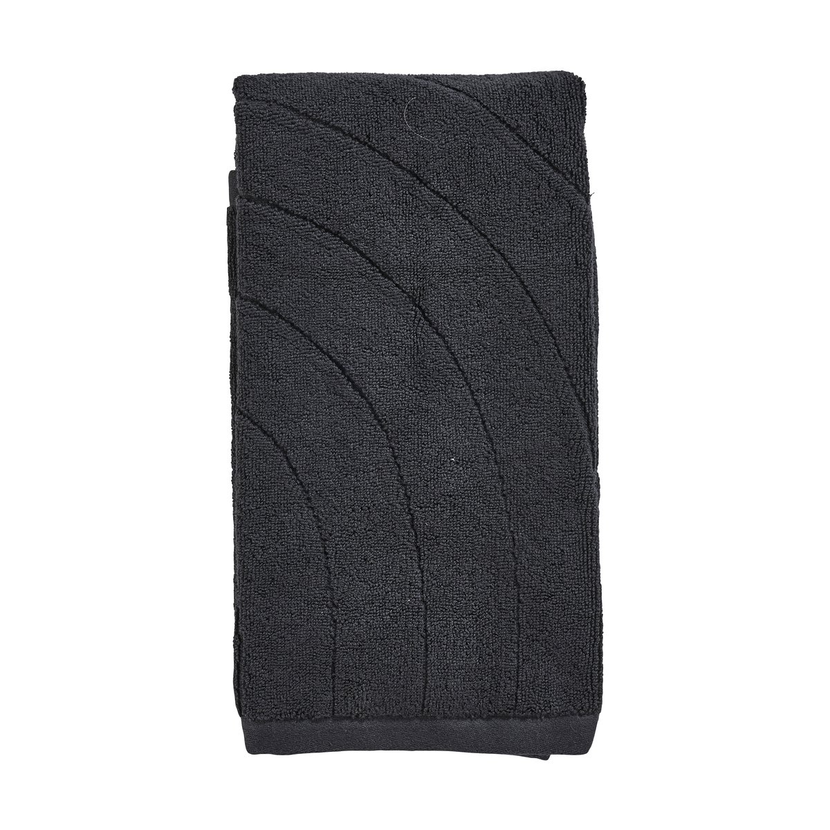 Zone Denmark Serviette Time 50x100 cm Noir | Design Scandinave | Serviettes de bain | Noir