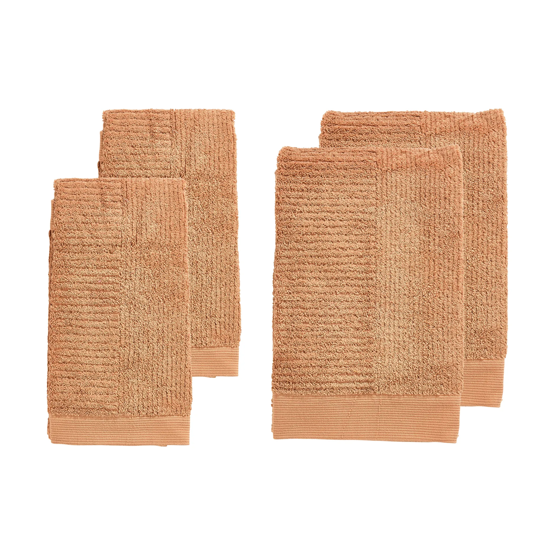 Set de serviettes Classic 4 pièces, Mandarine Zone Denmark