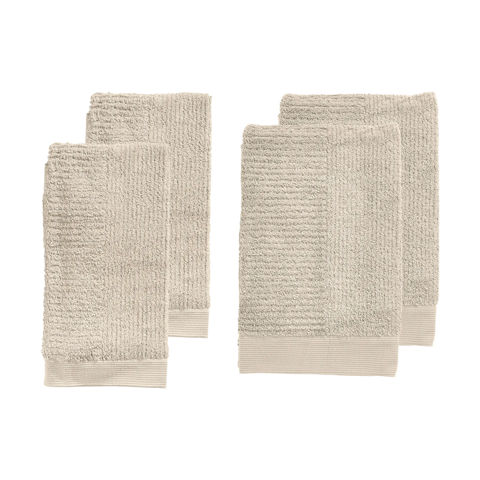 Set de serviettes Classic 4 pièces, Sand Zone Denmark