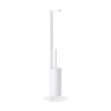 Support de papier toilette avec brosse Rim - White - Zone Denmark