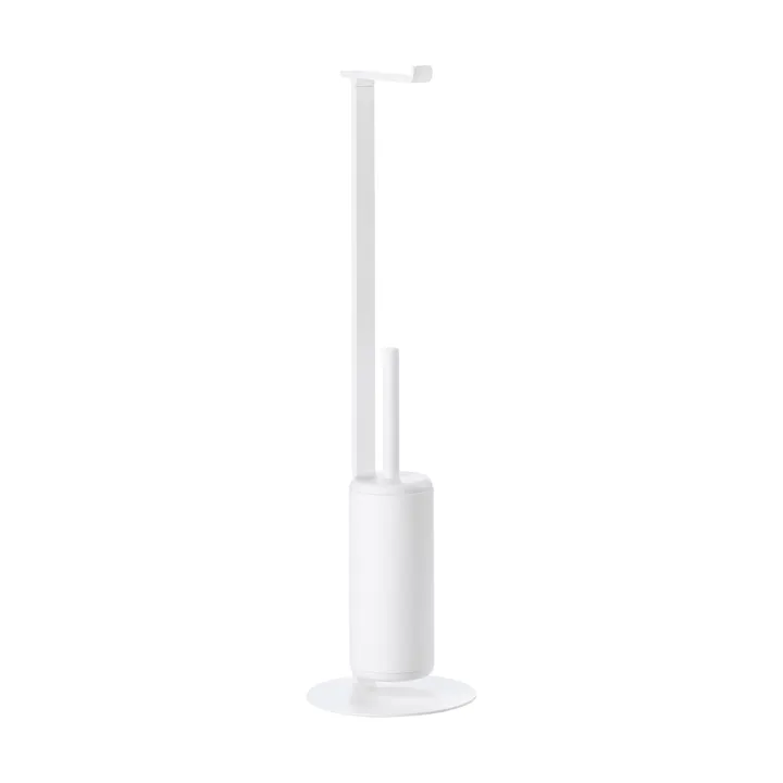Support de papier toilette avec brosse Rim - White - Zone Denmark
