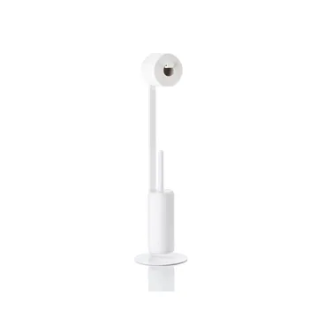 Support de papier toilette avec brosse Rim - White - Zone Denmark