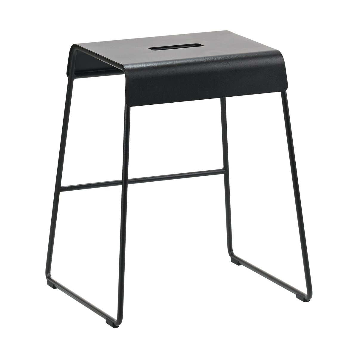 zone denmark tabouret a-stool outdoor 45 cm black