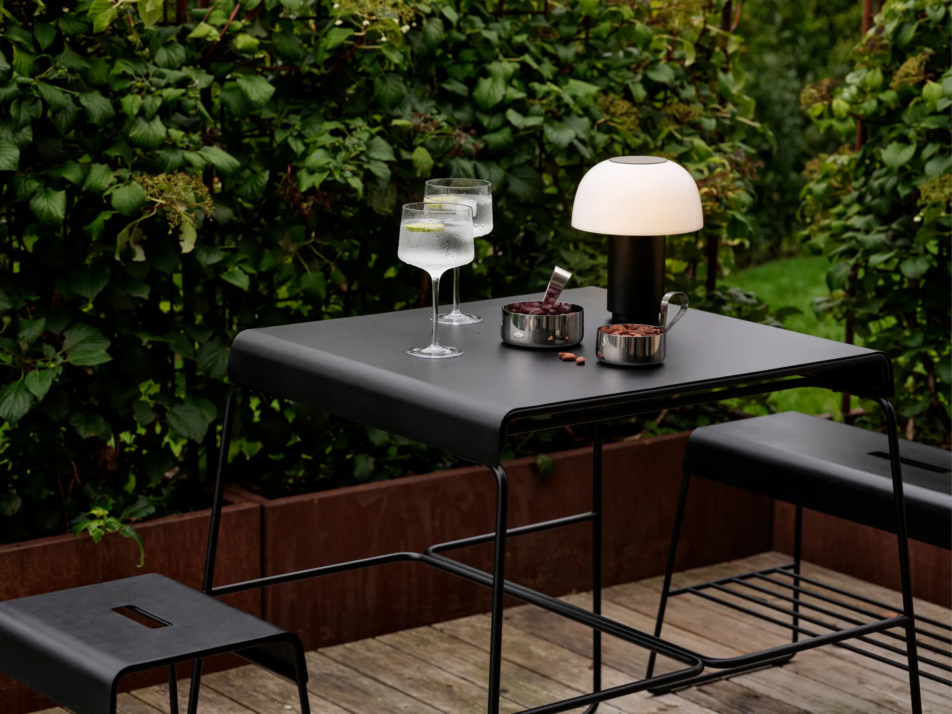 Tabouret A-stool outdoor 45 cm, Black Zone Denmark
