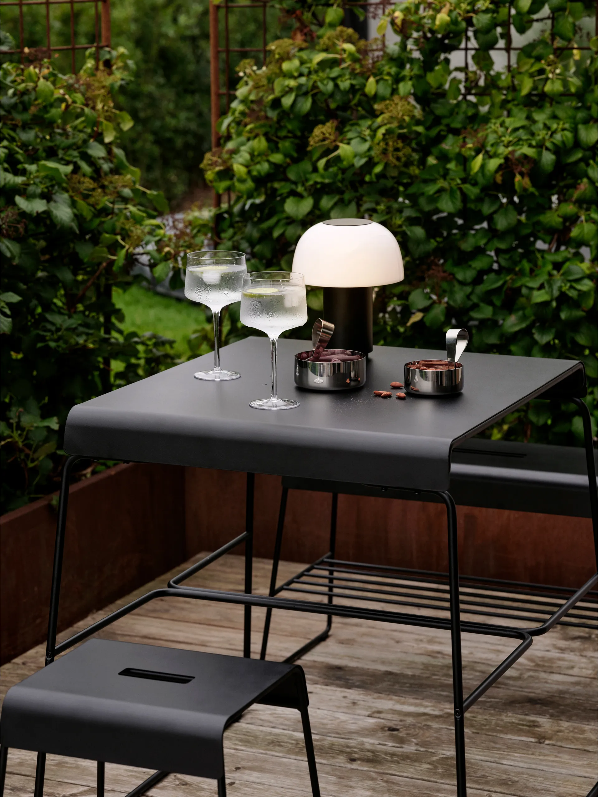 Tabouret A-stool outdoor 45 cm, Black Zone Denmark