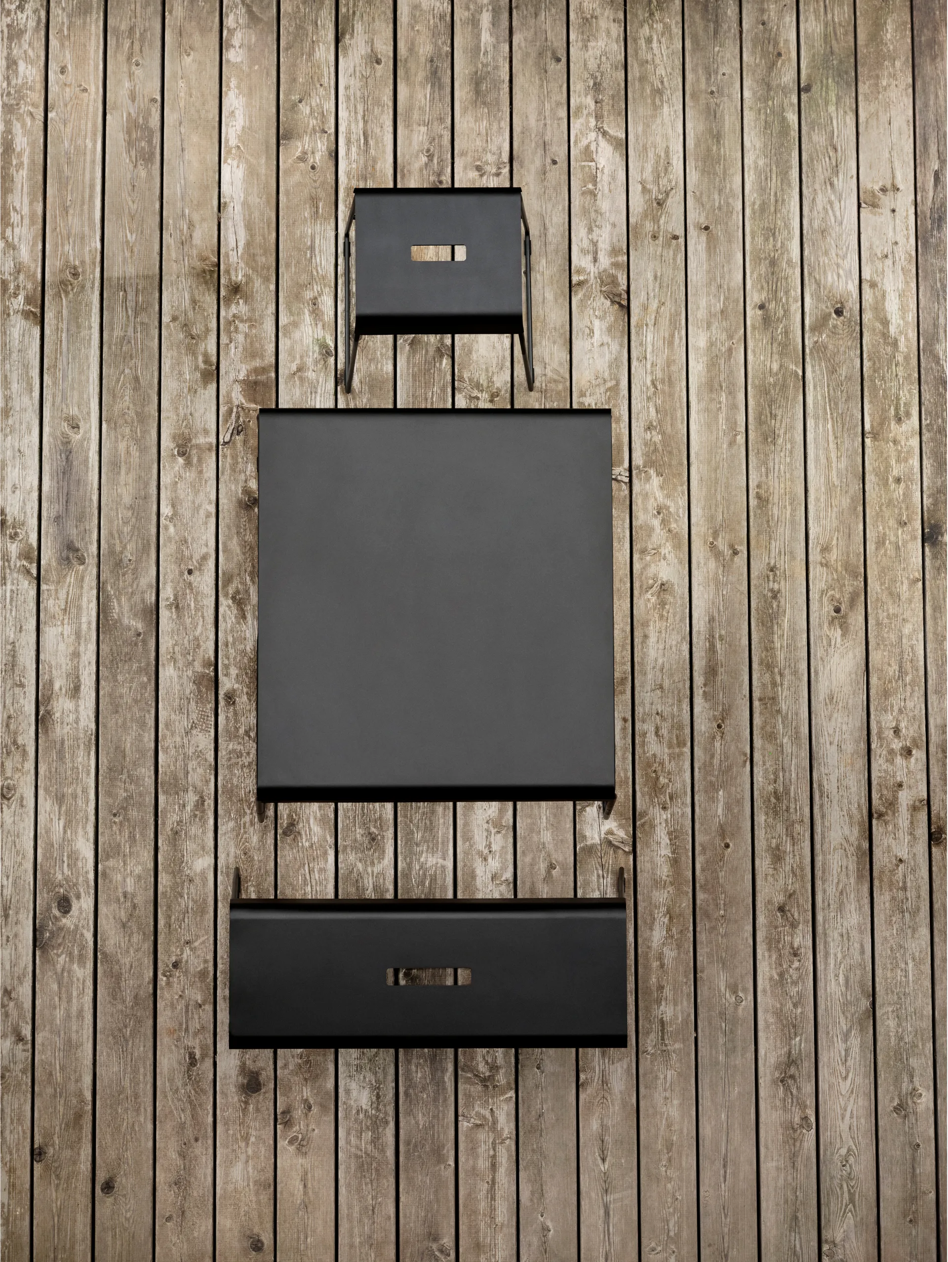 Tabouret A-stool outdoor 45 cm, Black Zone Denmark