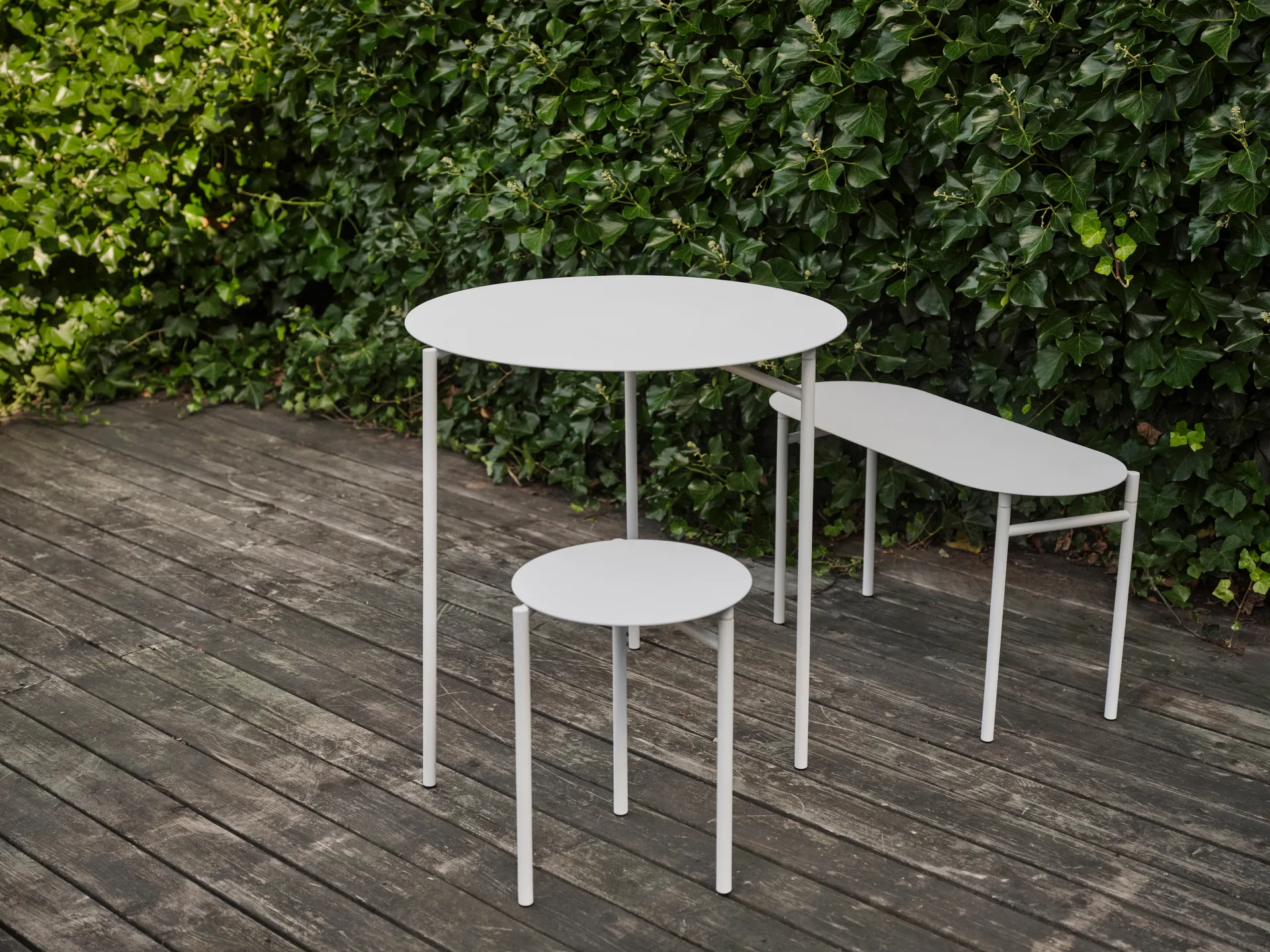 Tabouret Disc, Soft Grey Zone Denmark