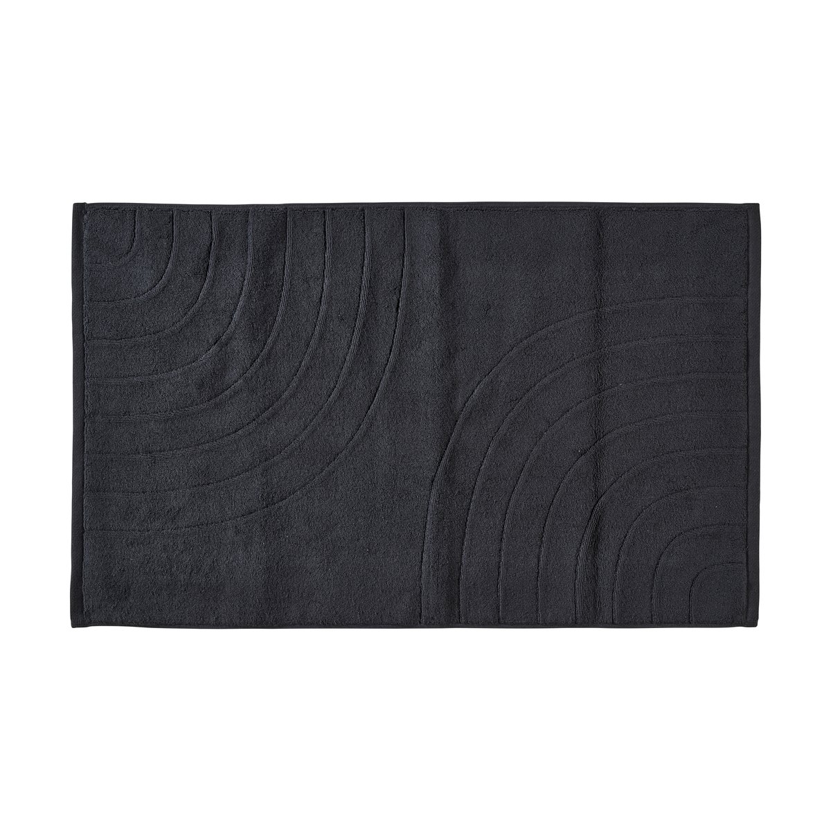 Zone Denmark Tapis de bain Time 50x80 cm Noir | Design Scandinave | Tapis de bain | Noir