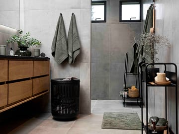 Tapis de salle de bain Tiles 50x80 cm - Vert olive - Zone Denmark