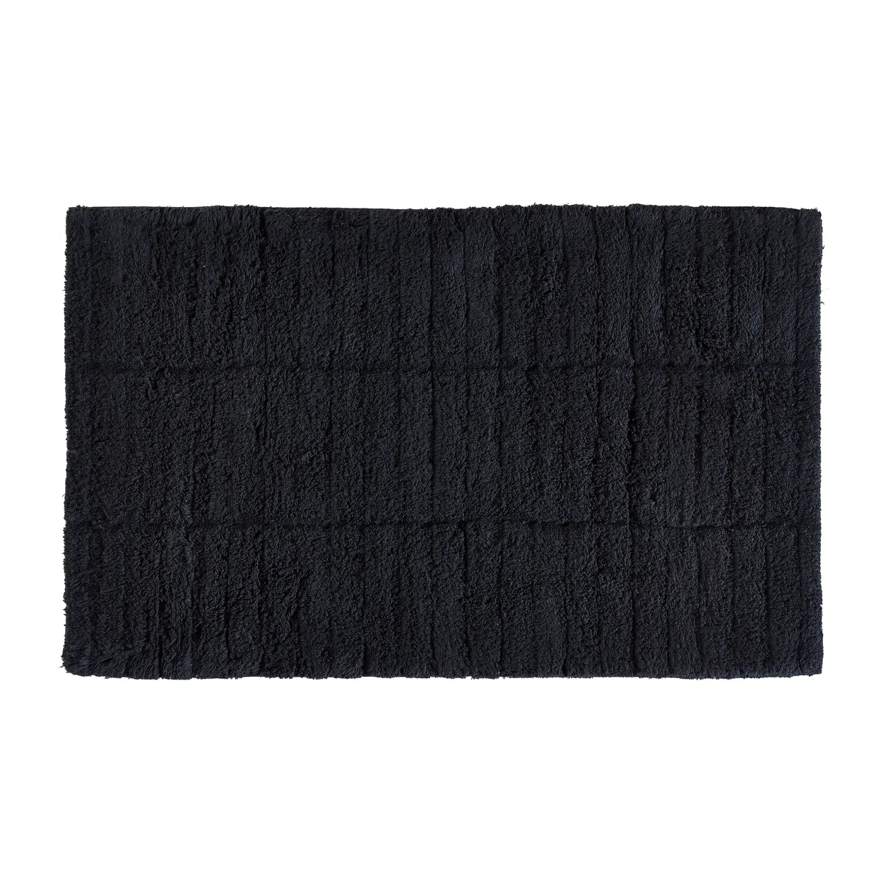 Zone Denmark Tapis de salle de bain Tiles Noir | Design Scandinave | Tapis de bain | Noir