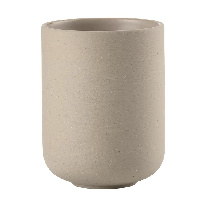Tasse à brosse à dents Sensu Ø7,4x9,5 cm - Taupe - Zone Denmark