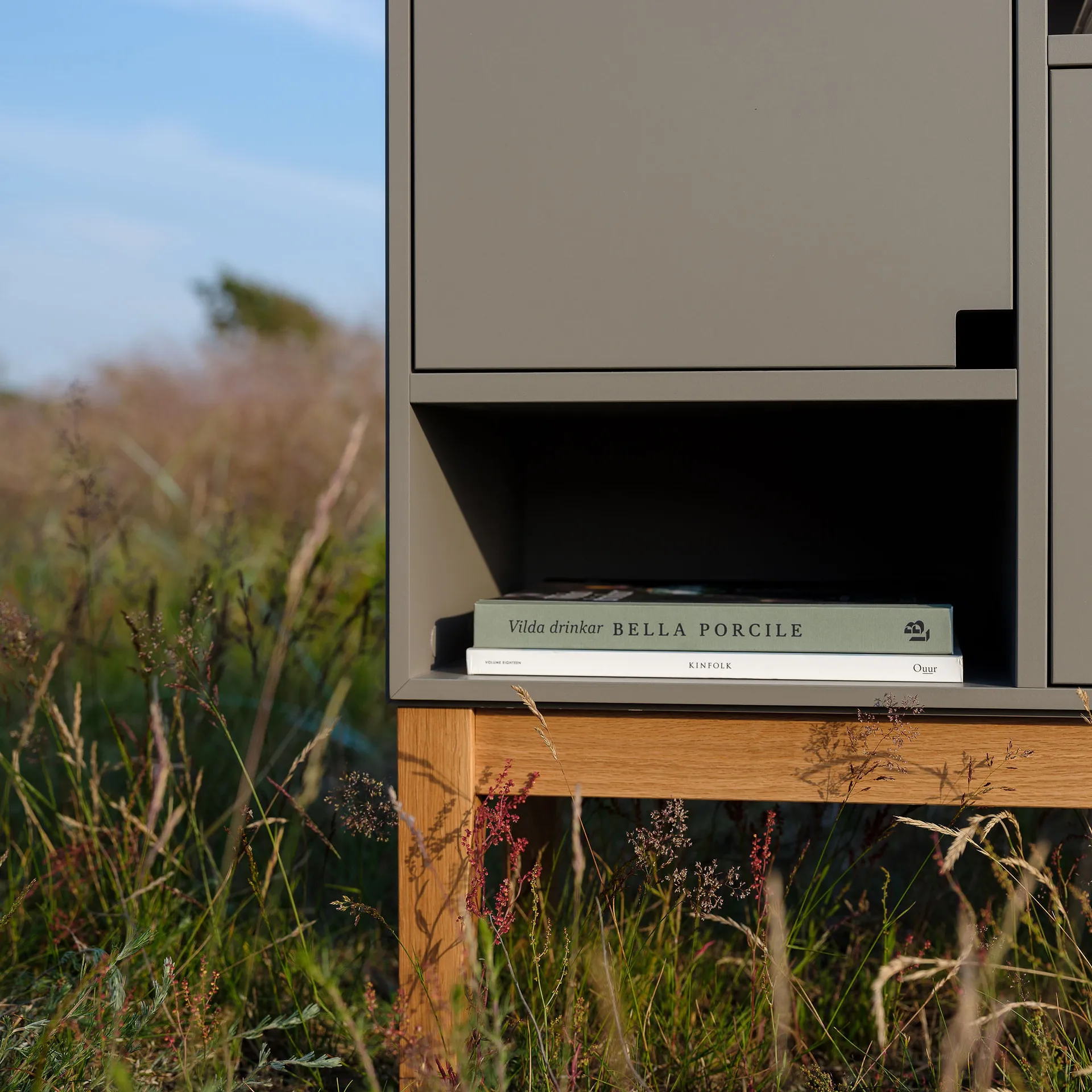 Armoire Citti 6x3, Mole grey-structure en chêne laqué mat Zweed