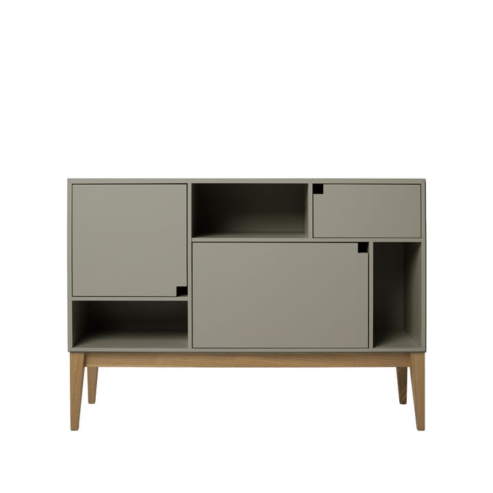 Armoire Citti 6x3 - Mole grey-structure en chêne laqué mat - Zweed