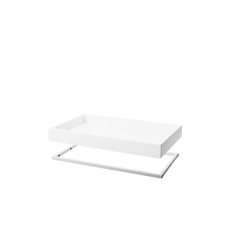 Zweed Étagère Molto 560 blanc, cadre en métal blanc incl.