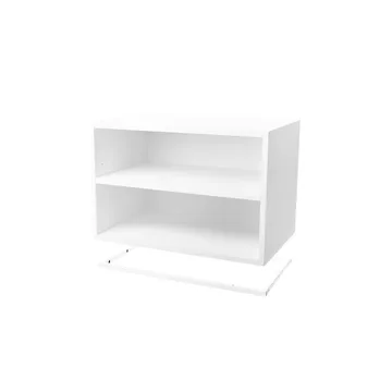 Module de rangement Molto 560 - blanc, cadre en métal blanc incl. - Zweed