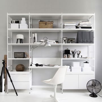 Module pour bureau Molto 840 - blanc, cadres en métal blanc inclus - Zweed